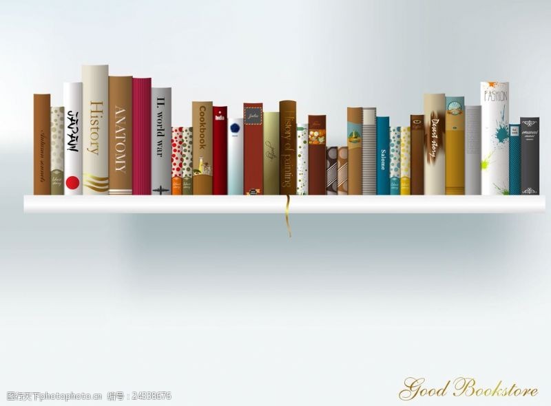 書本書架矢量素材 書籍世界的美學(xué)呈現(xiàn)與創(chuàng)意表達(dá)